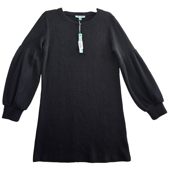 She + Sky Dresses & Skirts - She + Sky Womens size Medium Black Soft Sweater Dress Long Sleeve Fashionable‎